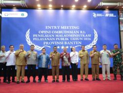 Bupati Tangerang Hadiri Entry Meeting Penilaian Ombudsman RI untuk Tingkatkan Kualitas Pelayanan Publik