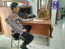 Kapolsek Cimarga Polres Lebak Gelar Silaturahmi dan Himbauan Kamtibmas di Kantor Desa Cimarga