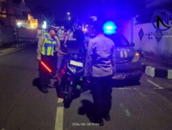 5 Titik Rawan Disisir, Polsek Tangerang Gelar Patroli Cipta Kondisi Hingga Dini Hari