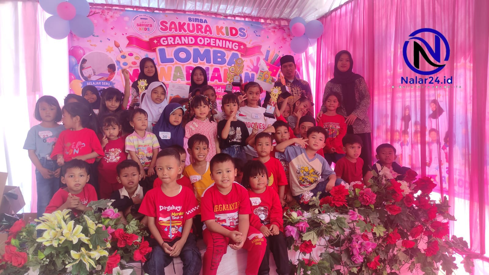 Lomba Mewarnai Bimba Sakura Kids Cisoka