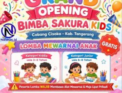 Target 60 Jam Bisa Baca, Bimba Sakura Kids Hadir di Cisoka dengan Metode Smart Learning