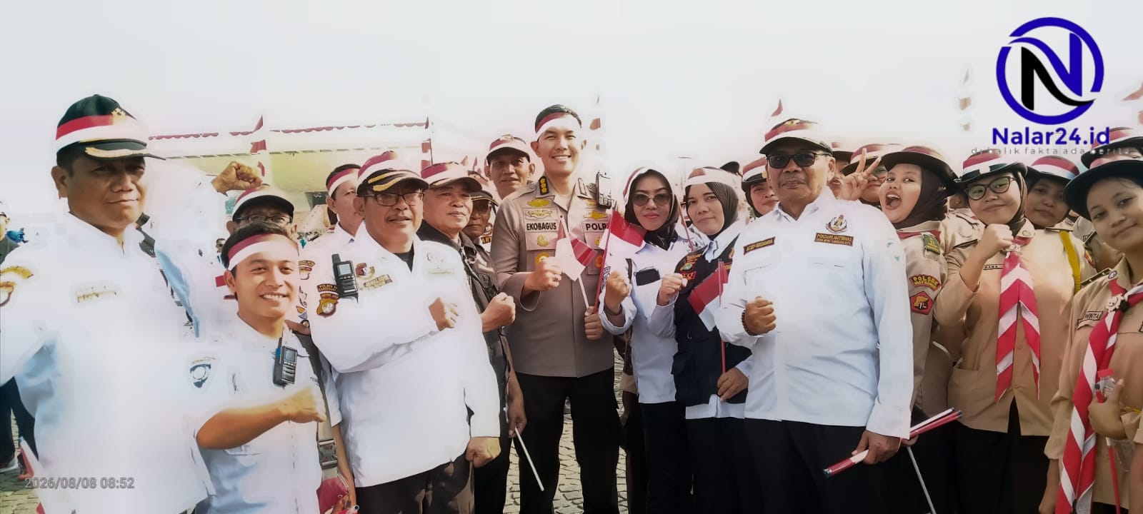 Peserta Apel Kebangsaan Jaga Jakarta