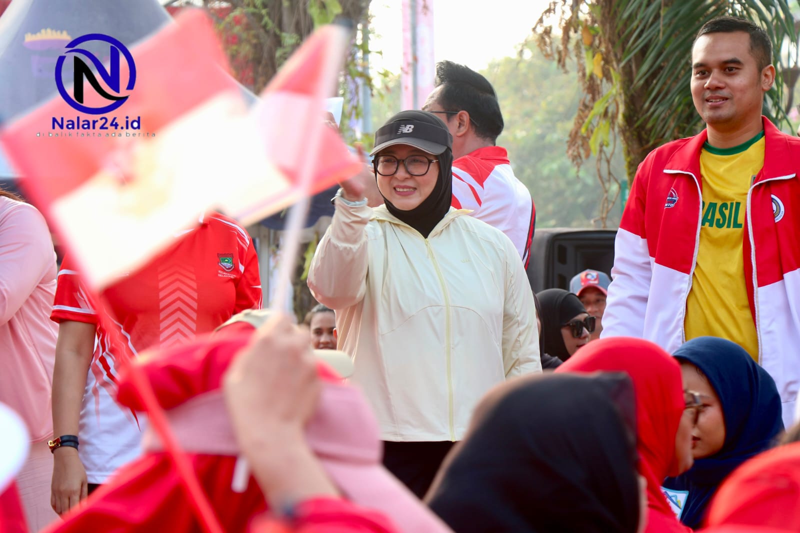 Wabup Intan sapa warga Kelapa Dua