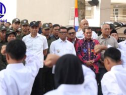 Seskab Teddy, Mensos Gus Ipul dan Bupati Maesyal Gubernur Banten  Andra Soni Cek Kesiapan Sekolah Rakyat di Kabupaten Tangerang