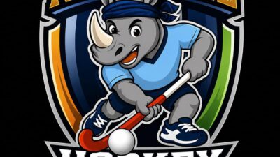 FHI Banten Rilis Logo Kejurnas Hoki Indoor 2026, Maskot Badak Bercula Satu Jadi Simbol