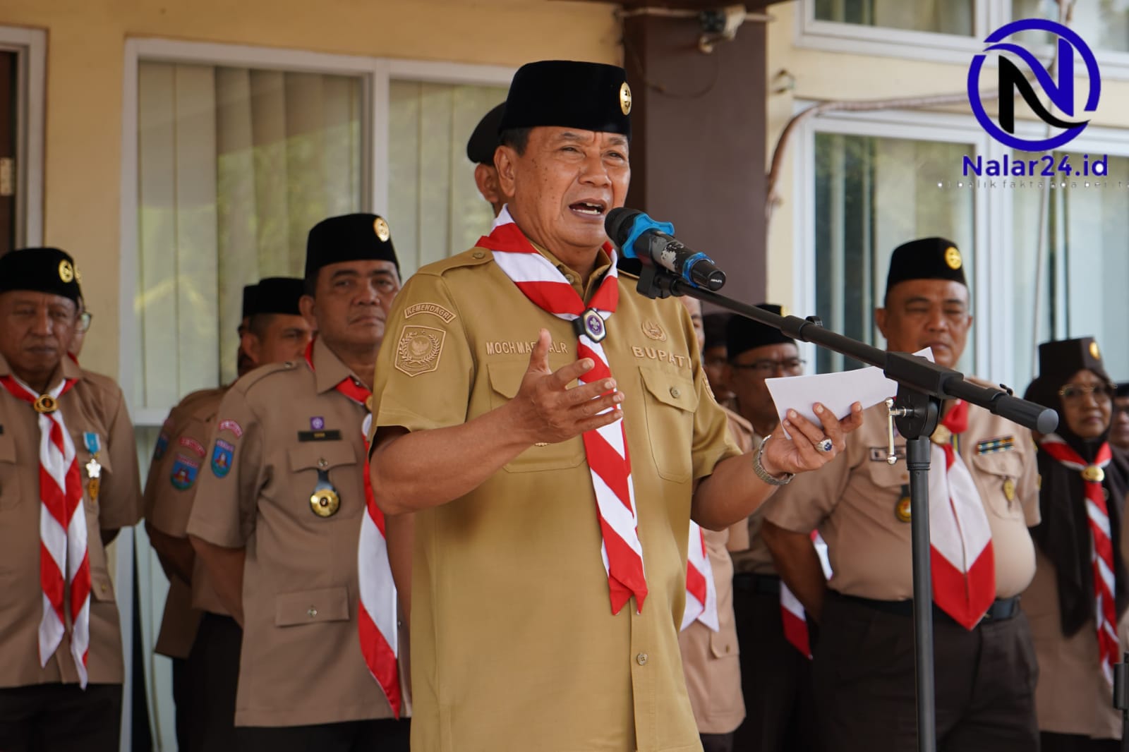 Bupati Maesyal lepas kontingen Jambore Nasional XII 2026