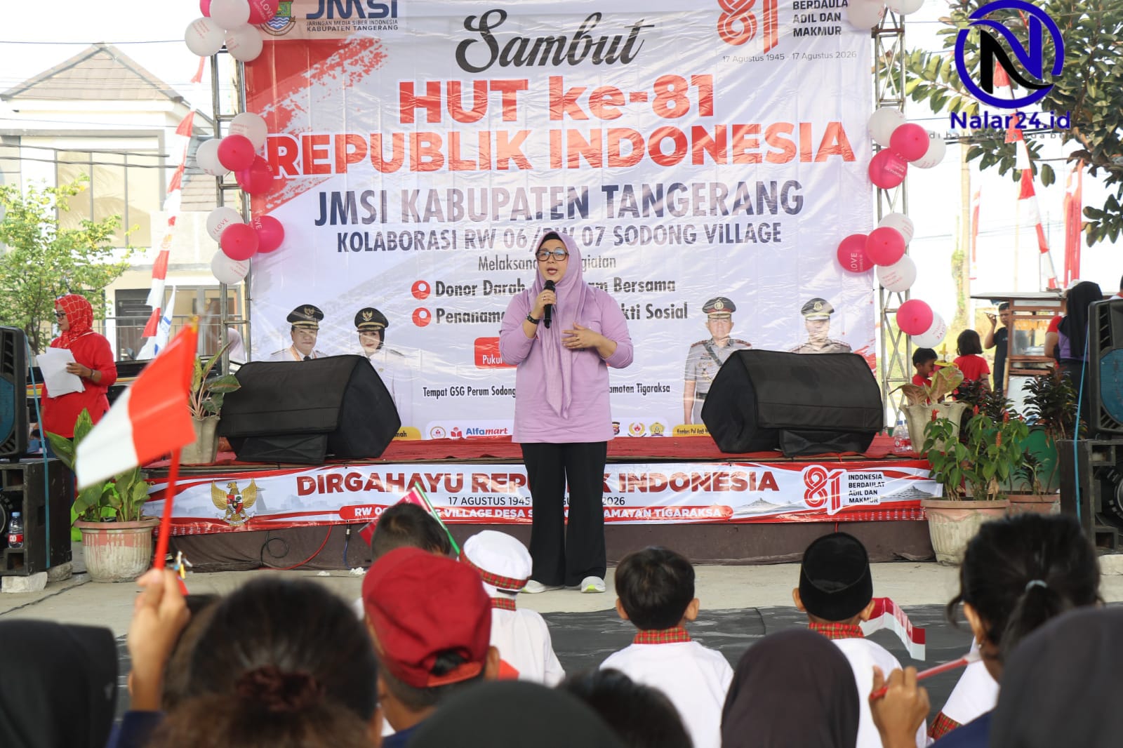 wabup intan sambutan hut ri 81 sodong village jmsi