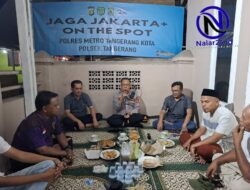 Kompol Suyatno Ngopi Bareng Warga Sukasari, Bahas Keamanan Malam Hingga Cegah Tawuran