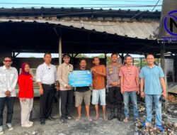 HIPMI Kabupaten Serang Salurkan Bantuan kepada UMKM Korban Kebakaran di Anyer