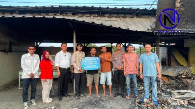HIPMI Kabupaten Serang Salurkan Bantuan kepada UMKM Korban Kebakaran di Anyer