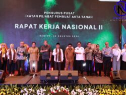 Bupati Maesyal dan Gubernur Andra Soni Dorong PPAT Tingkatkan PAD di Rakernas II IPPAT