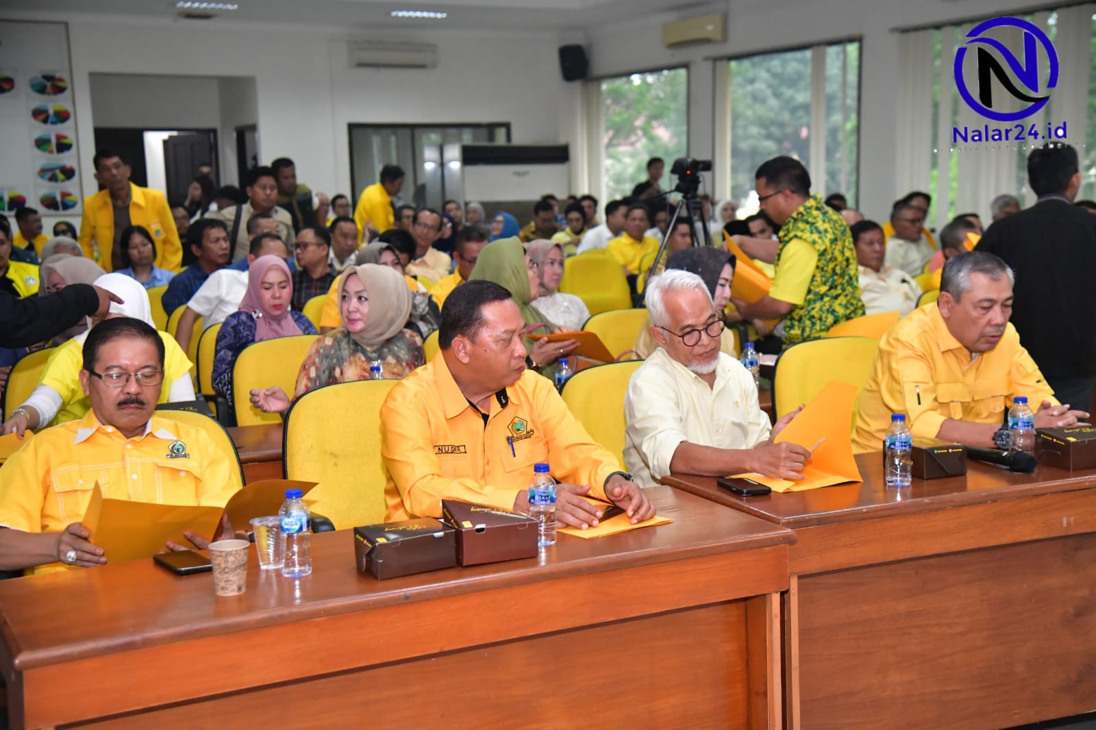 Suasana rapat pengurus DPD Partai Golkar Sumsel yang dihadiri 181