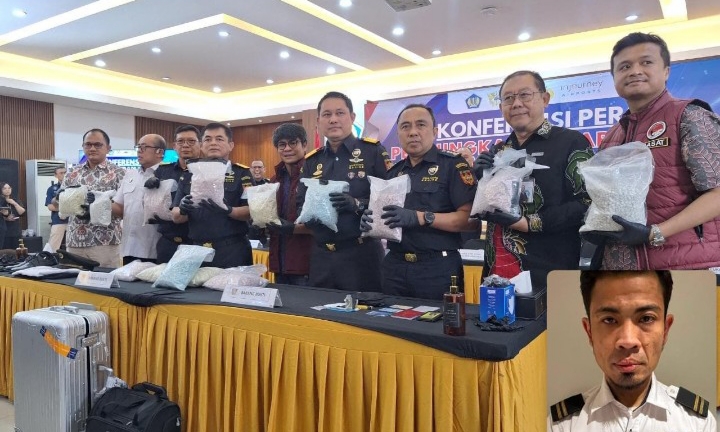 bareskrim gagalkan penyelundupan narkoba pilot malaysia soekarno hatta