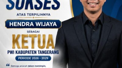 NALAR: Hendra Wijaya Pimpin PWI Kabupaten Tangerang 2026-2029, Fokus Perkuat Profesionalisme Wartawan