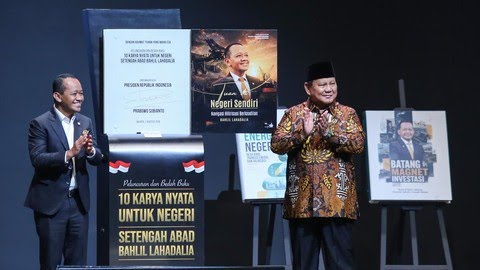 Prabowo puji kinerja Bahlil Lahadalia