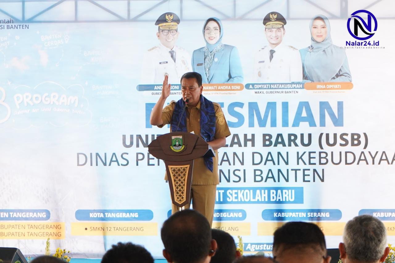 Pemkab Tangerang Hibahkan Lahan, 7 USB se-Banten Diresmikan di SMAN 33 Pasar Kemis