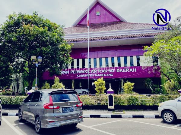 Gedung DPRD Kabupaten Tangerang tempat dilaksanakannya Rapat Dengar Pendapat terkait proyek Hutan Bambu Cisoka anggaran Rp1,8 miliar