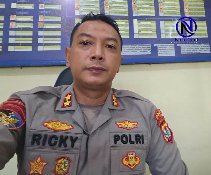 AKBP Ricky Nugraha Kapolres Bener Meriah Polda Aceh mengenakan seragam dinas Polri