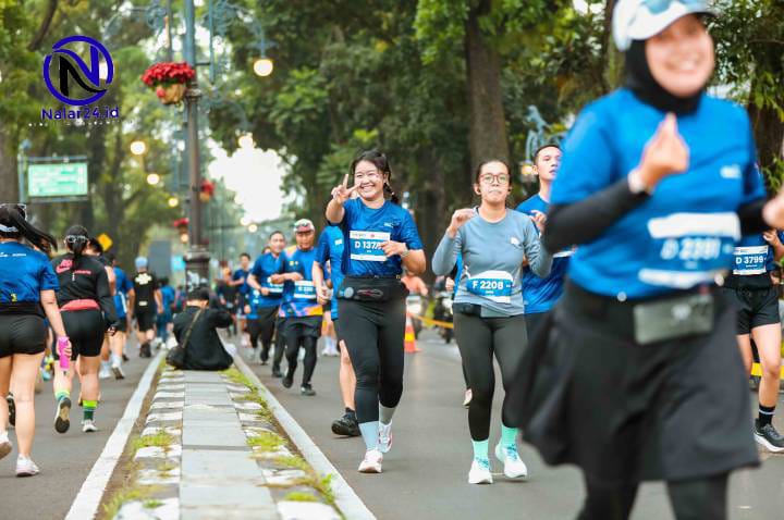 Peserta pemanasan jelang Tangerang 10K 2026 Kota Tangerang
