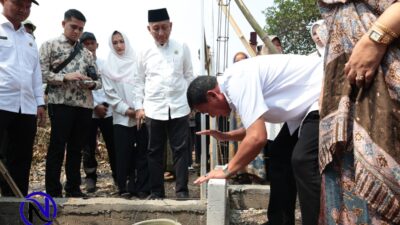 Bupati Maesyal letakkan batu pertama bedah rumah