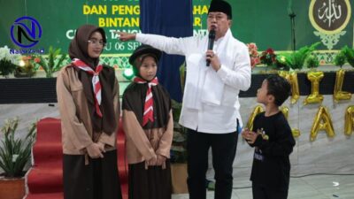 Bupati Maesyal dialog dengan siswa SIT Al Araf