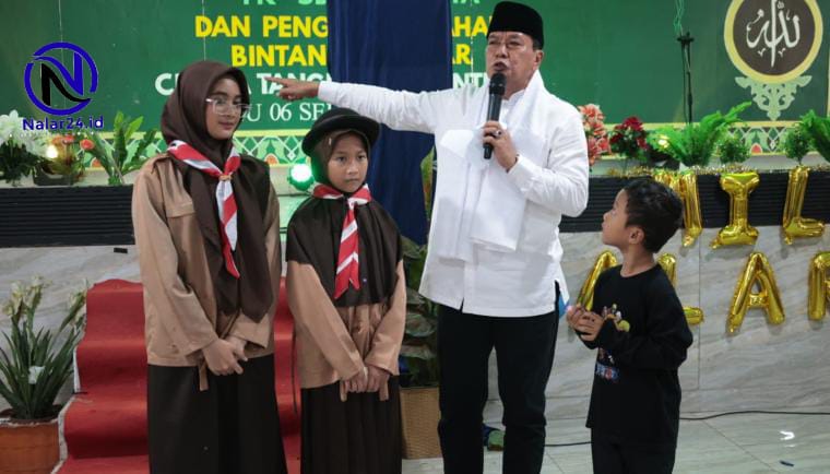 Bupati Maesyal dialog dengan siswa SIT Al Araf