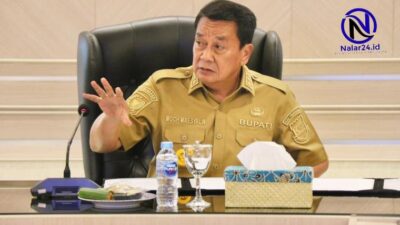 Bupati Maesyal imbau warga pakai masker abu vulkanik