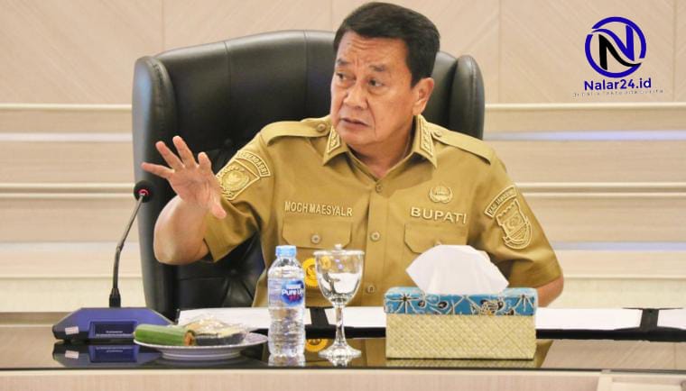 Bupati Maesyal imbau warga pakai masker abu vulkanik