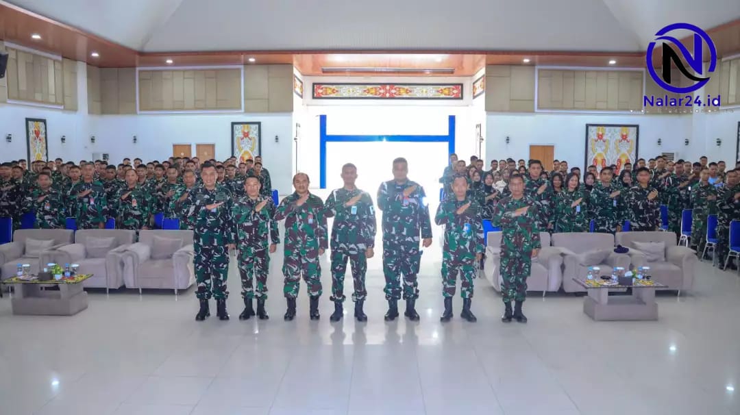 Personel Lanud Dhomber Ikuti Pembinaan Hukum dari Puspomau