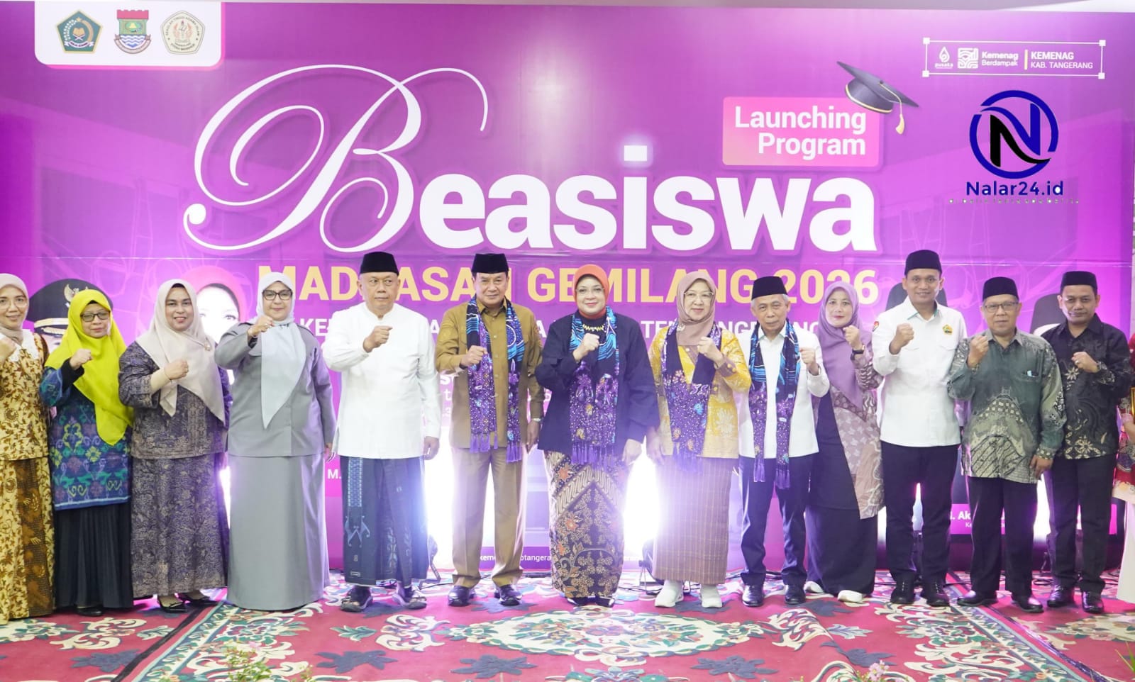 Launching Beasiswa Madrasah Gemilang Pemkab Tangerang Bupati Maesal