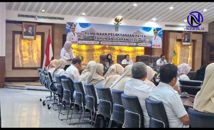 Suasana Pembinaan Pelaksanaan PATEN Tahun Anggaran 2026 di Ruang Rapat Akhlakul Karimah Gedung Pemkot Tangerang