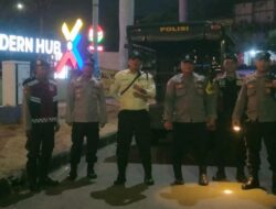 Jaga Akhir Pekan, Polsek Tangerang Gelar Patroli Cipkon di 4 Titik Rawan