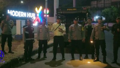 Wakapolsek Tangerang Pimpin Patroli Cipkon di Kawasan Modernland