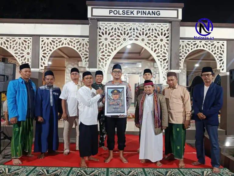 Pelepasan Iptu Adityo Wijanarko oleh OKP Ormas Kecamatan Pinang