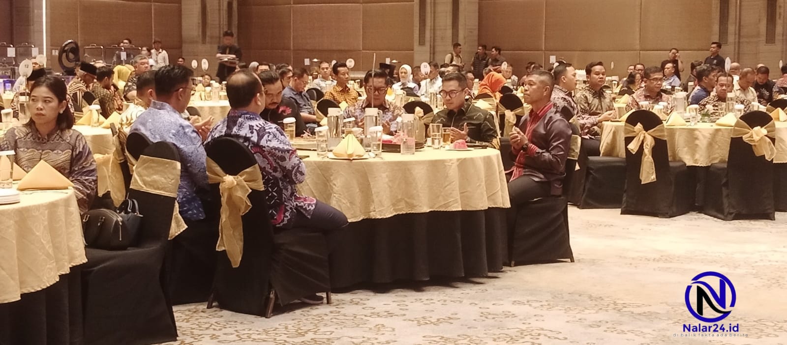 Suasana Forkopimda Tangerang Raya hadiri lepas sambut Dandim 0506 di Hotel Novotel
