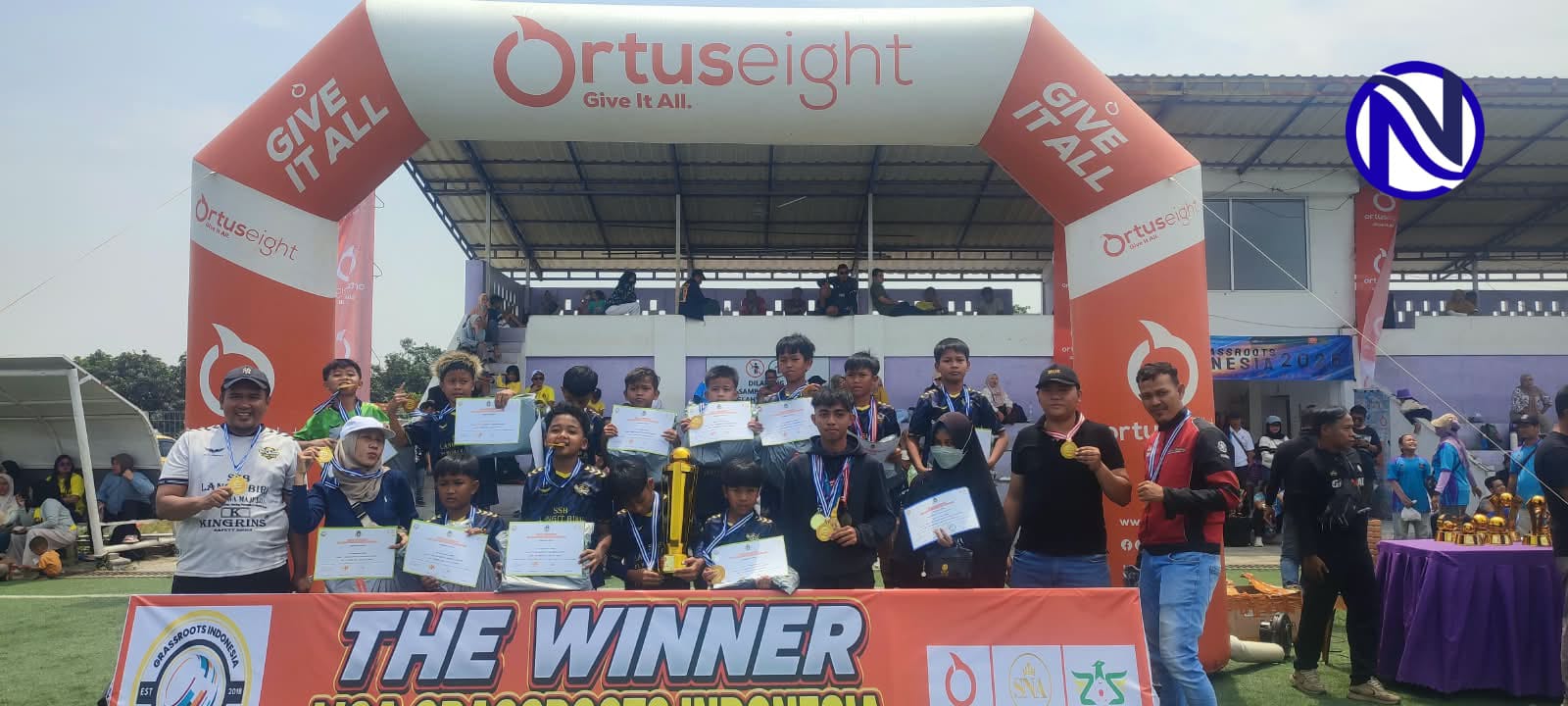 Tim SSB Langit Biru Tangerang juara 1 Liga Grassroots Indonesia Regional Banten KU-10