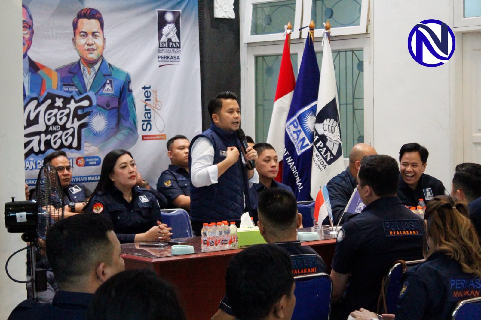 Ketum BM PAN Slamet Ariyadi berikan arahan saat meet and greet pengurus