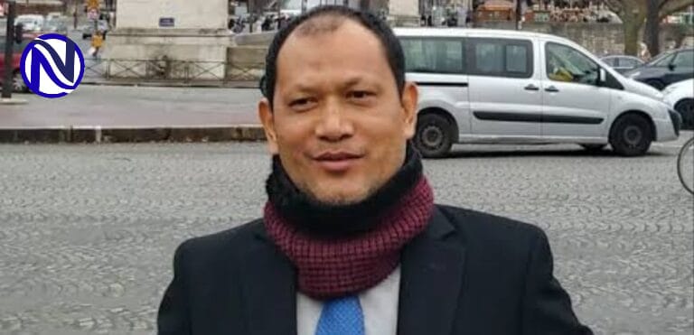 Ekonom Konstitusi Defiyan Cori saat memberikan keterangan terkait RUU Migas