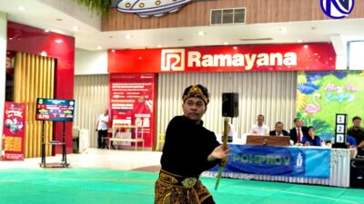 Muhamad Sagara Nabila tampil di nomor Pencak Silat Tunggal Putra POMPROV VIII Banten