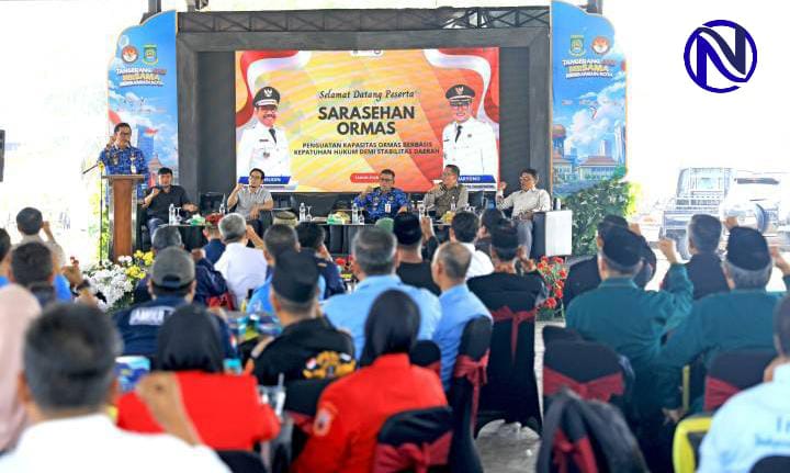 Wakil Wali Kota Tangerang H. Maryono beri sambutan saat Sarasehan Ormas di Graha Bhakti Karya Modernland