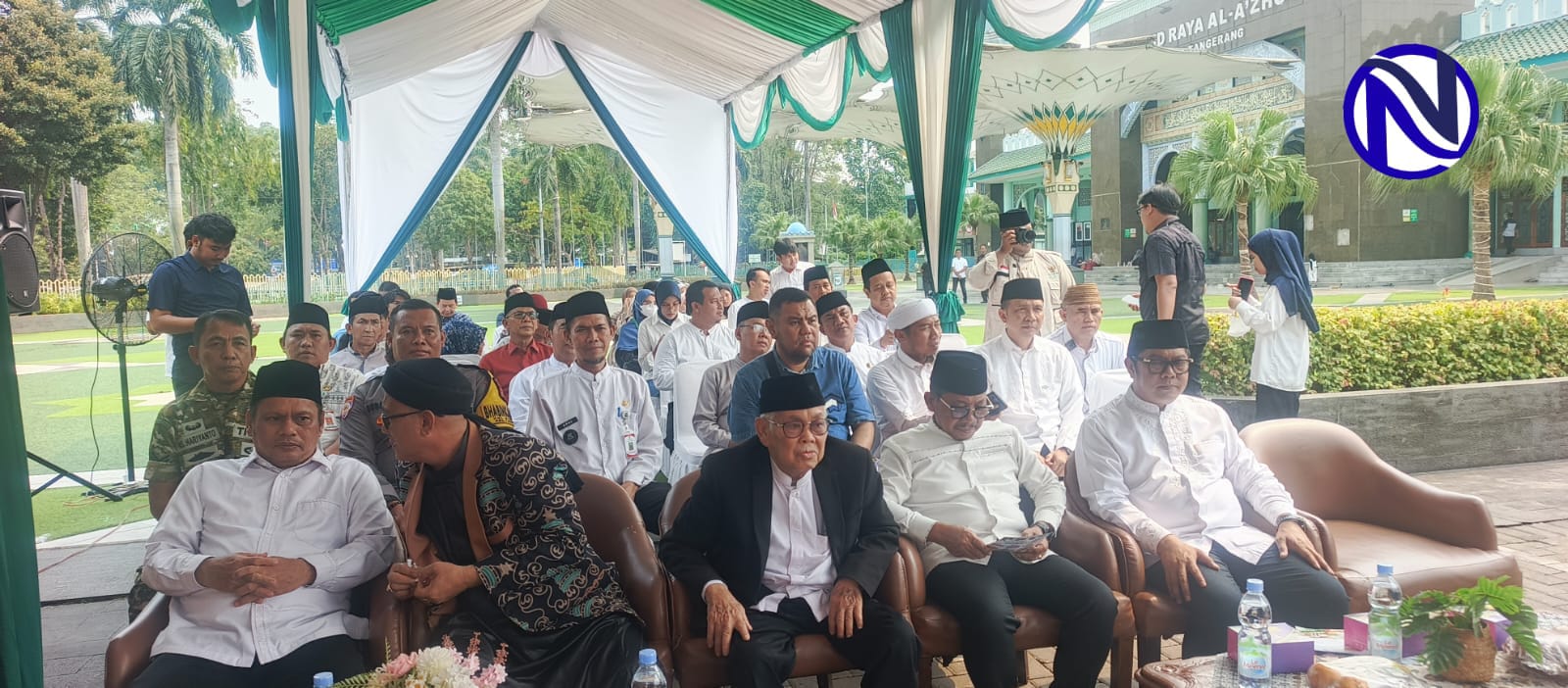 Antusias warga dan tamu undangan hadiri peresmian Z-MART Z-CORNER Masjid Raya Al-Azhom Tangerang