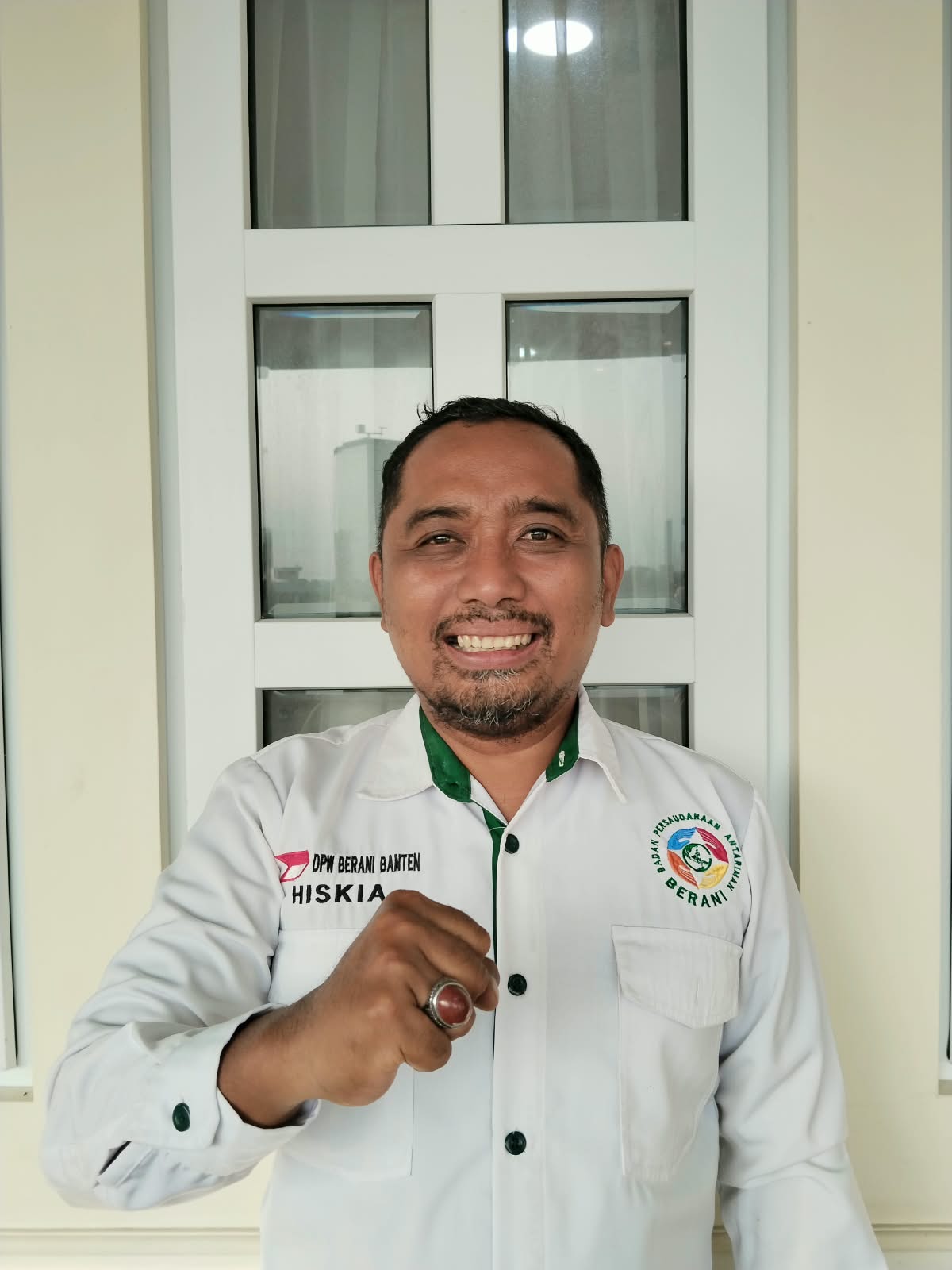 Ketua DPW BERANI Banten Hiskia Bangun kecam pembubaran ibadah GKPI Mekarsari Rajeg Tangerang