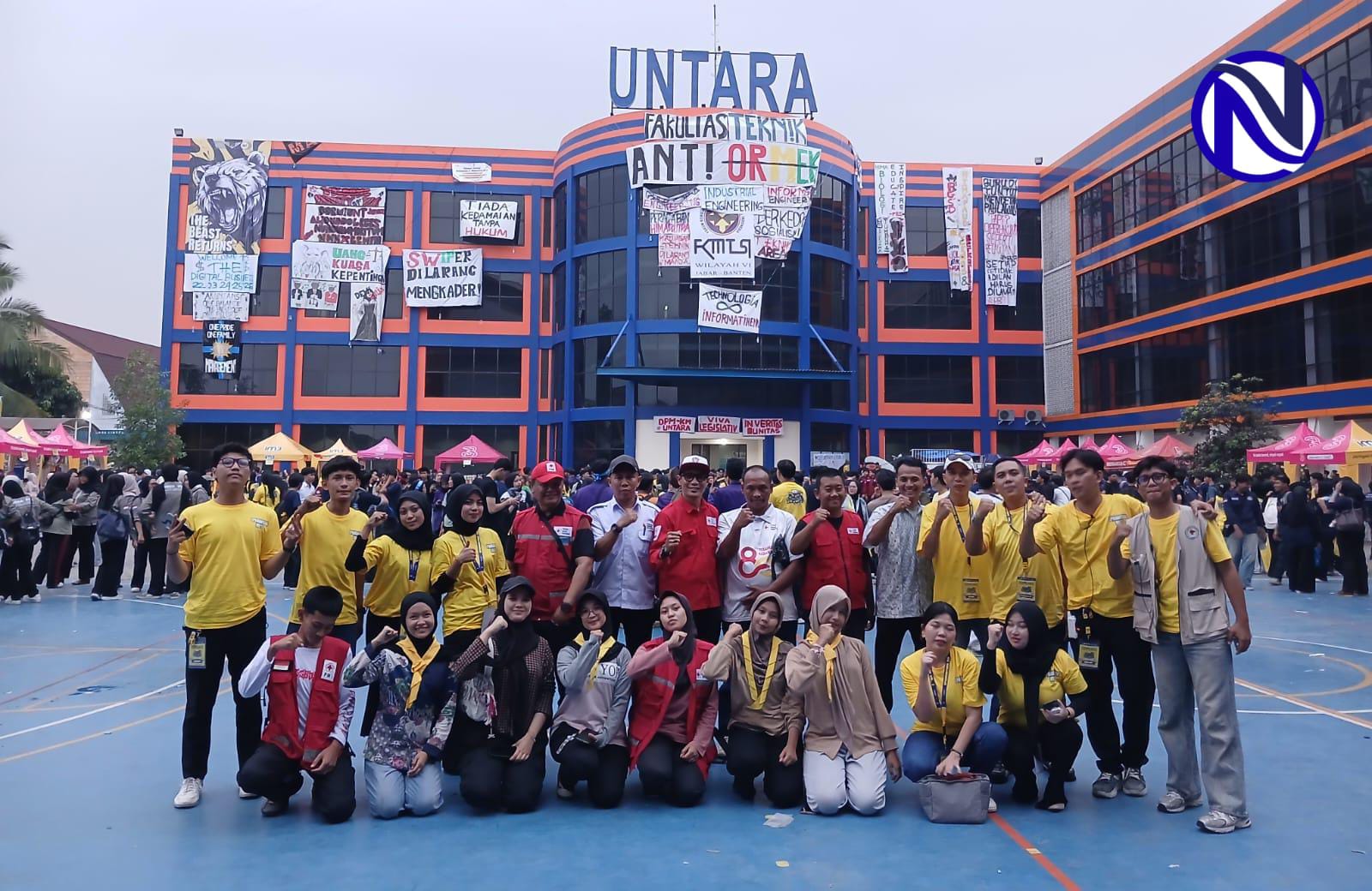 Ribuan mahasiswa baru UNTARA ikut PKKMB 2026 di gedung utama UNTARA Tigaraksa