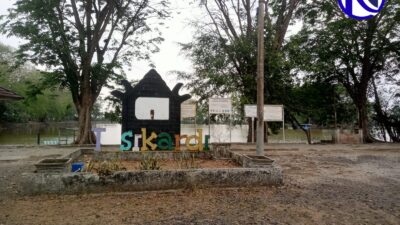 Tasik Kardi warisan 450 tahun Kesultanan Banten di Kramatwatu Serang terbengkalai dengan papan nama rusak