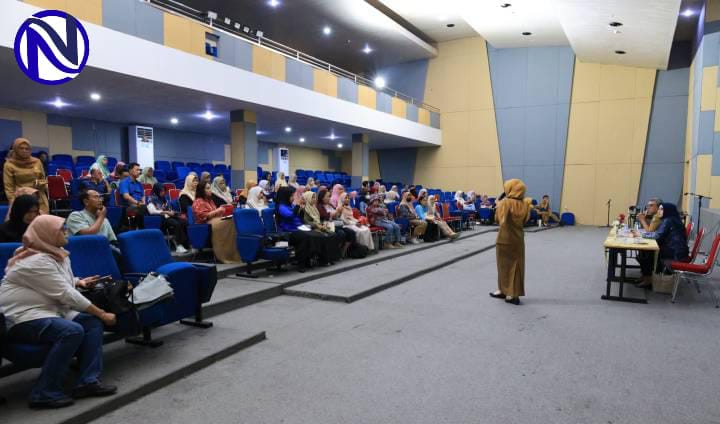Suasana pelatihan usaha pariwisata yang diikuti 200 pelaku usaha kuliner di Gedung Kesenian Kota Tangerang yang digelar Disbudpar