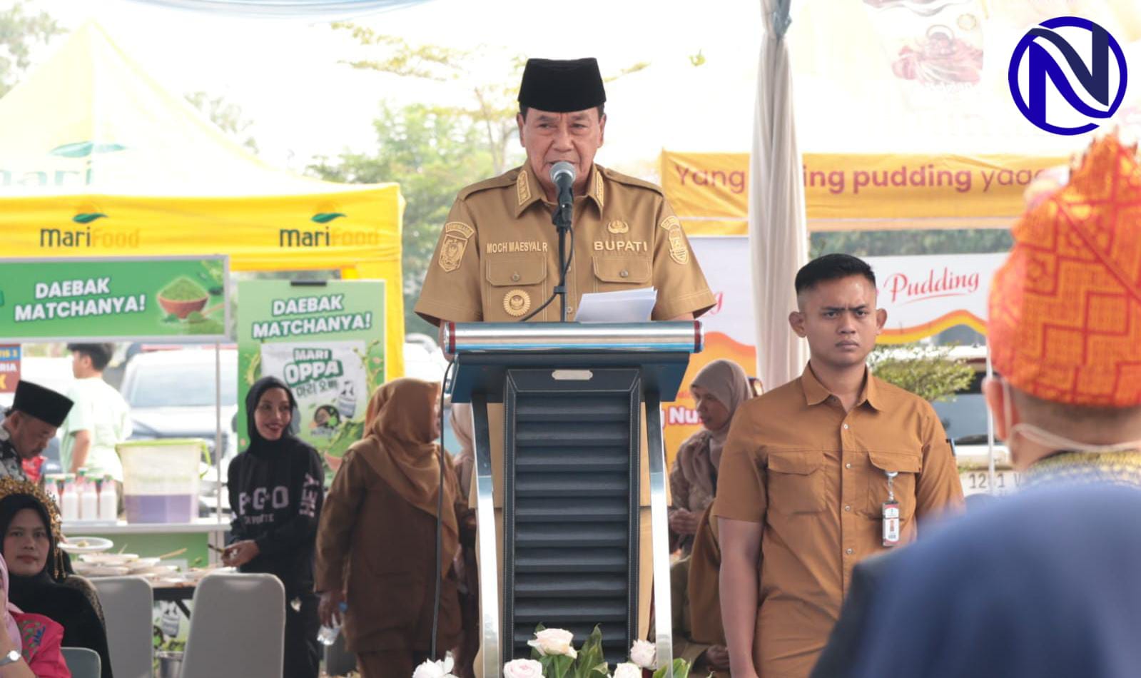 Bupati Tangerang Moch Maesyal Rasyid pidato apel HUT ke-15 RSUD Balaraja