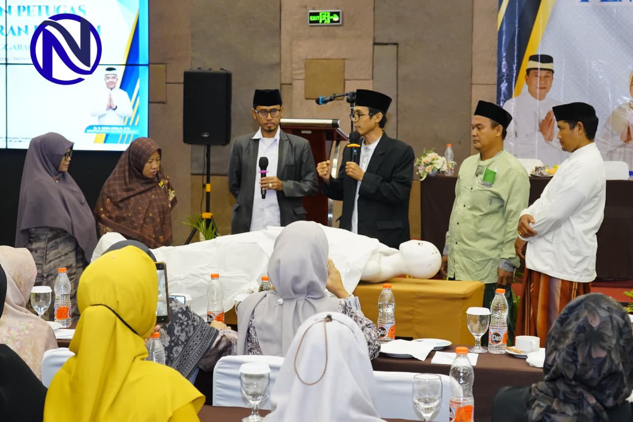 Praktik pemulasaraan jenazah pelatihan petugas pengurusan jenazah Kabupaten Tangerang di Hotel Lemo