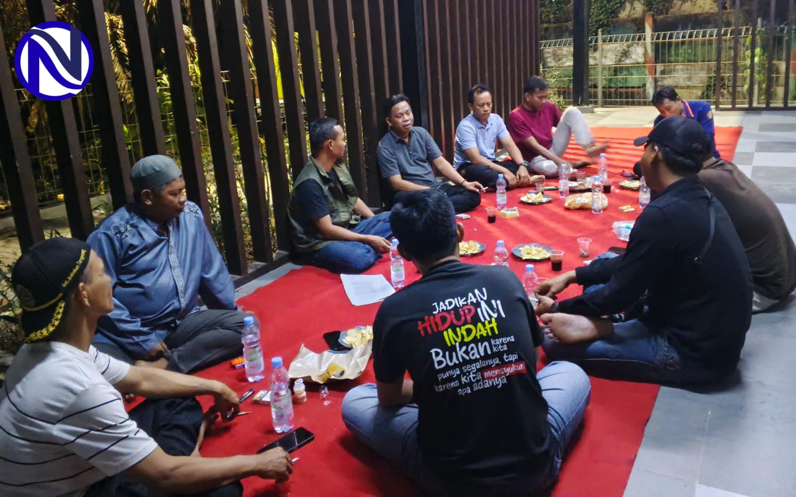 Diskusi Karang Taruna Kelurahan Babakan dan Karang Taruna Kecamatan Tangerang bahas ekonomi kreatif tindak lanjut arahan Wakil Walikota Tangerang H Maryono Hasan