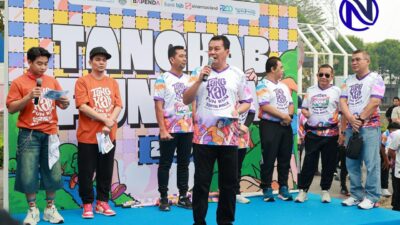 Bupati Tangerang Moch Maesyal Rasyid lepas 2 ribu peserta Tangkab Fun Run 2026 di Intermoda BSD