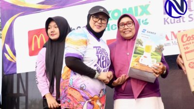Wakil Bupati Tangerang Intan Hadiri Peringatan Hari Osteoporosis dan Haornas di Indomilk Arena Kelapa Dua